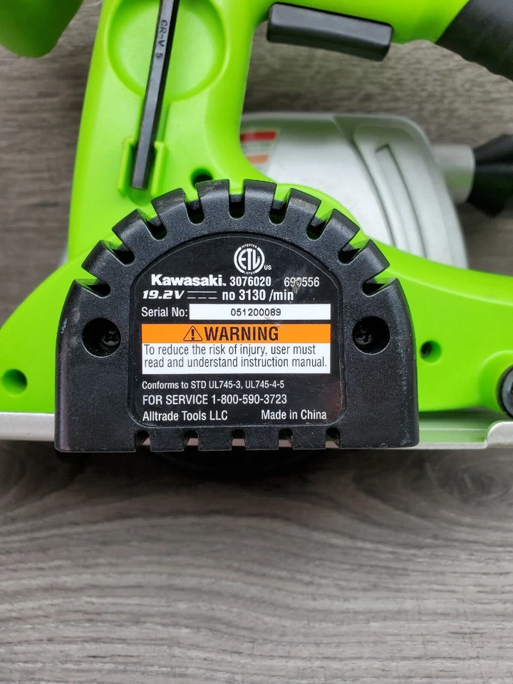 Sierra circular Kawasaki 19,2 V Foto 4 de 4