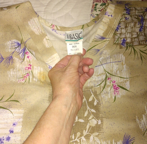 SCRUBS TOP SHIRT MEDICAL DENTAL SIMPLY BASIC 3XL FLORAL PINK PURPLE CAP SLEEVE - Picture 2 of 4