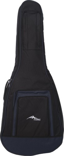 DE Gitarrentasche für akustische gitarre Tasche Premium 4/4 M-case Marineblau - Picture 3 of 7
