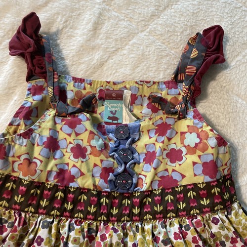 Matilda Jane Heart Soul Pride Character Counts Firefly Knot Dress Sz 6 - Picture 6 of 8