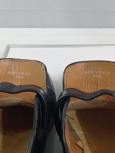 Klassische schwarze Herrenschuhe aus Leder mit Mönchsriemen Größe 10 D - Bild 19 von 20