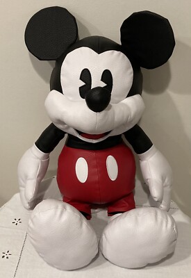 新品☆Mickey Mause／Leather Charm Disney X Coach Red Leather Mickey Mouse Collectible Bag