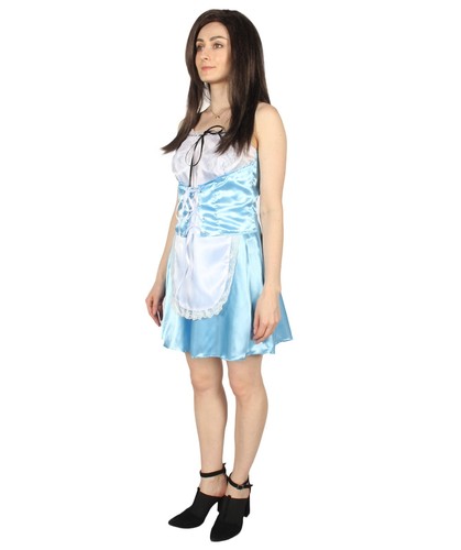 Sexy Damen Kleid Strumpfband Schürze Cosplay französisches Dienstmädchen Kostüm Halloween Kostüm - Bild 17 von 61