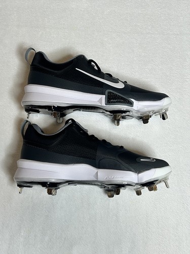 Nike Force Zoom Trout 9 Baseball Cleats Black White FB2907-001 Men's Size 8.5 - Picture 7 of 9