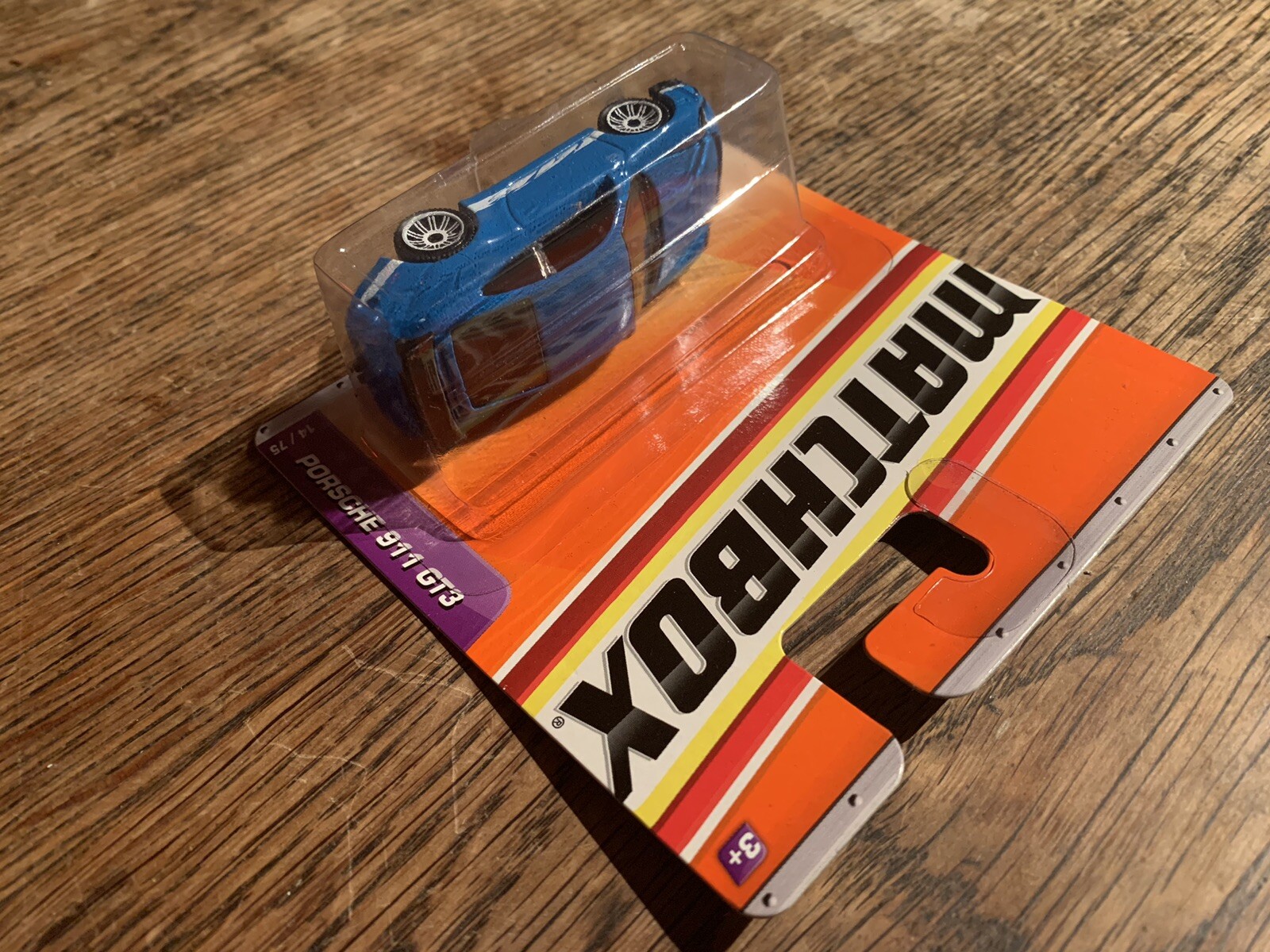 Matchbox Porsche 911 GT3 blau weiß selten Rarität 1475 2009 NEU OVP