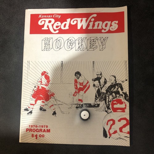 1978-79 KC Kansas City Red Wings CHL Vintage Program Minor league Hockey