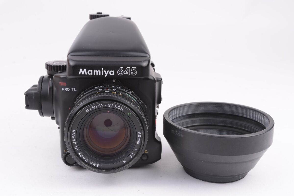 MAMIYA 645 PRO TL Body w/ SEKOR C 80mm F2.8, Prism Finder MAMIYA 645 PRO TL Body w/ SEKOR C 80mm F2.8, Prism Finder