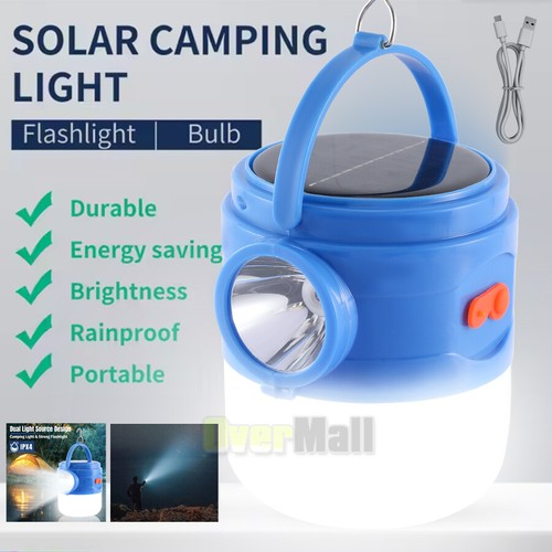 Lampara Solar Led Para Acampar Tienda De Campaña Linterna Recargable Exterior - Bild 3 von 19
