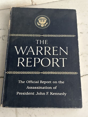 The Warren Report Assassination President Kennedy Official Report Vintage Book - Imagen 1 de 17