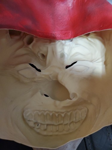 Creepy Evil Scary Halloween Clown Mask Latex Evil JESTER CLOWN - Picture 7 of 8