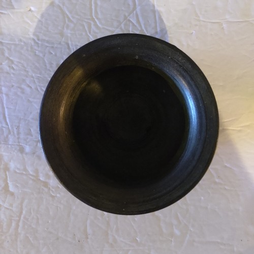 Vintage 6" Green Ceramic Vase And 3" Bowl Made In Italy - Picture 10 of 12