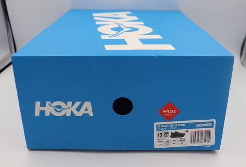 Hoka One One Clifton 9 Black/Black 1132210-BBLC Men's Size 13 2E Wide - Picture 7 of 8