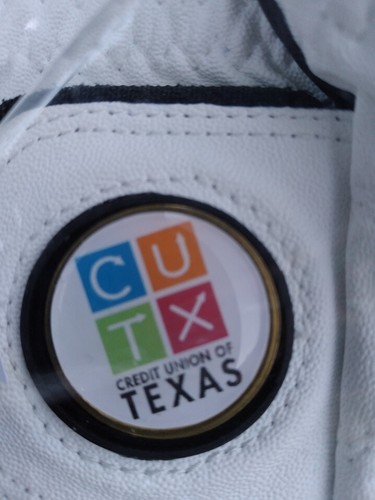 Men's Left Golf Glove MED-LARGE New in Package From Credit Union of Texas - Picture 2 of 3