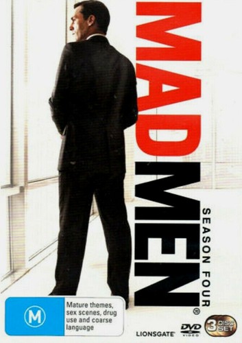 Mad Men John Hamm Elisabeth Moss 6 R4 DVD Discs Seasons 1, 4 & 5 Cult TV Drama
