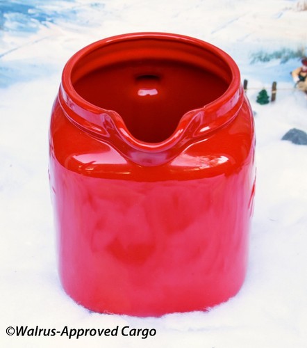MASON CRAFT & MORE JARRA ROJA, CREMA Y 3 TAZAS -NUEVO- VER ROJO, ¡EN EL BUEN SENTIDO! - Imagen 5 de 15