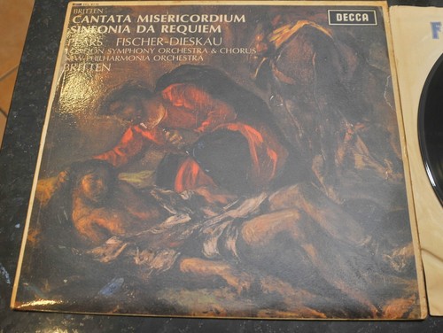 WBg ED1 BRITTEN: CANTATA MISERICORDIUM, SINFONIA M- LSOC, DECCA SXL 6175 HEAR - Picture 2 of 9