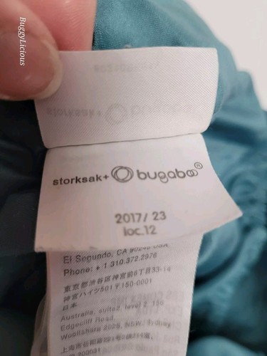 STORKSAK X BUGABOO Changing Bag Black Nylon and Leatherette READ DESCRIPTION - Picture 9 of 15