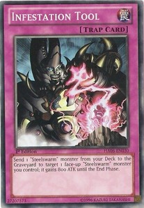 Infestation Tool - HA06-EN030 - Super Rare - 1st Edition x3 - Near Mint