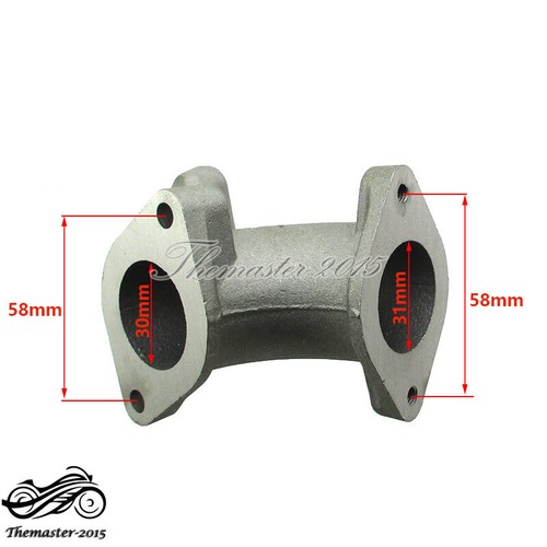 Manifold Intake Pipe For Daytona Anima 150cc 160cc 190cc FSM FDX FLX Engine - Bild 1 von 6