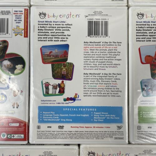 Baby Einstein - Lot of 10 DVDs (DVD, 2002-2011) New & Sealed - Picture 7 of 17