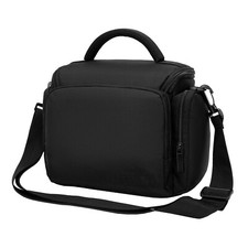 Unisex DSLR Small Camera Bag Women Men SLR Shoulder Sling Messenger Pouch Black