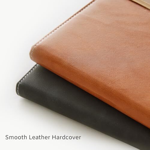 Lined Journal Notebook Hardcover Notebooks for Work, 188 Numbered A5 Brown - Bild 3 von 6