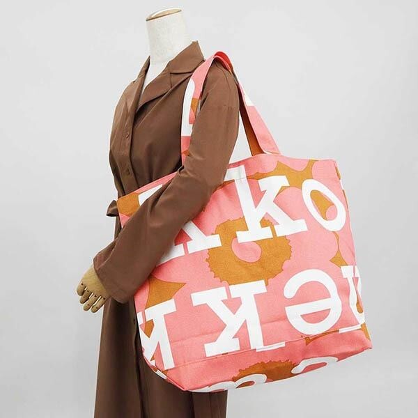 Marimekko Ahkera Logo Bag 希少デザイン Marimekko Ahkera Unikko Logo Tote Bag | eBay