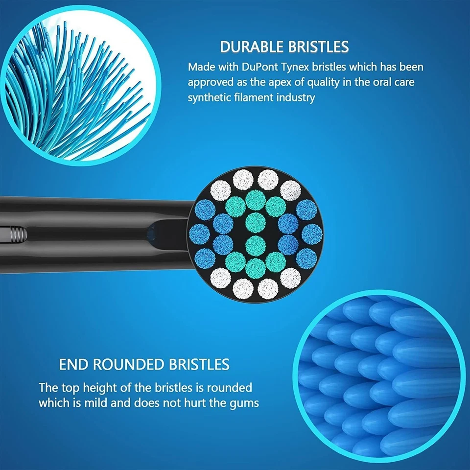 Compatible Oral b Braun toothbrush Heads, Replacement Electric Toothbrush Heads - Image 2 of 3