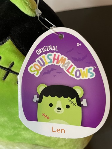 Halloween Squishmallows Len Frankenstein & Grace Ghost New With Tags 8” Kell - Picture 4 of 5