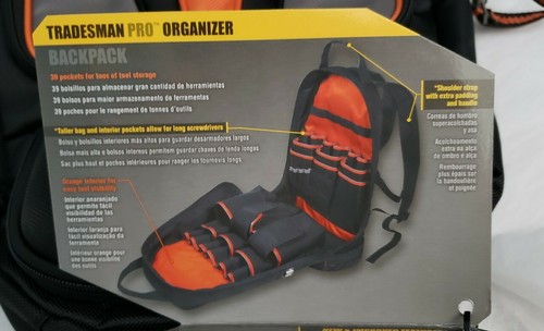 Klein Tools Tradesman Pro Organizer Backpack 55421BP-14 2014 Version - Picture 7 of 10