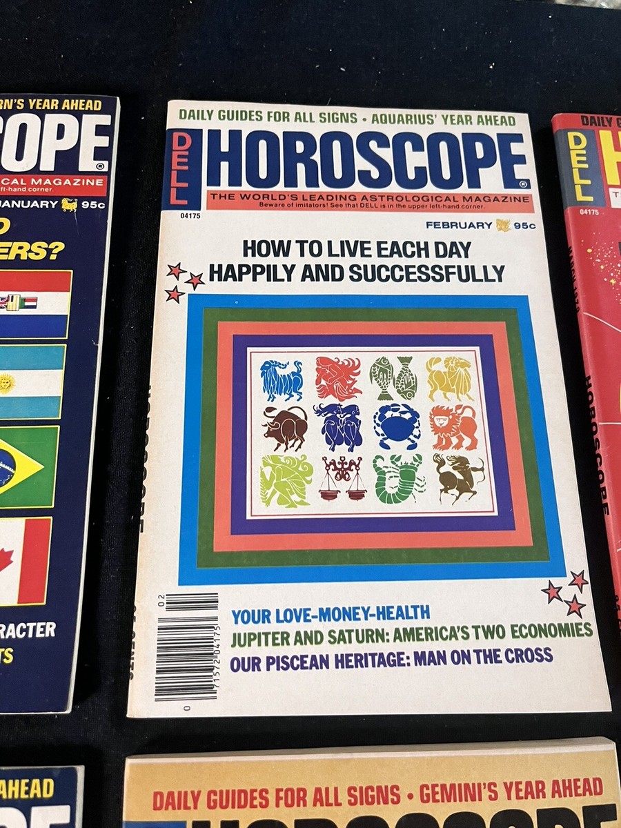 趣味 Dell Horoscope, Penny Publications, 1995 趣味 Dell Horoscope, Penny Publications, 1995 Lot of 2 Dell
