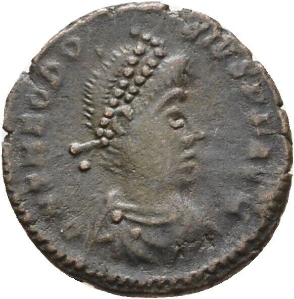 Rom Theodosius Bronze 14 mm/ 1 5 g Original #DRK277 Rom Theodosius Bronze 14 mm/ 1 5 g Original #DRK277
