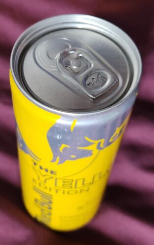 Red Bull - Tropical - Yellow Edition - 8.4oz - USA - EMPTY Can - Picture 3 of 4