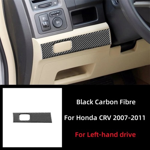 Accesorios interiores de fibra de carbono para Honda CRV 2007 2008 2009 2010 2011 - Imagen 8 de 9