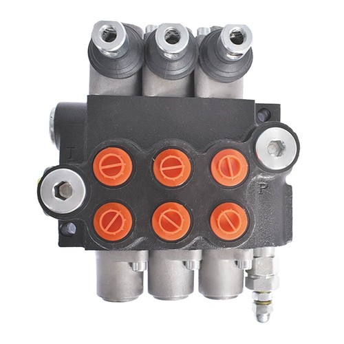 Hydraulic Directional Control Valve 11GPM 3 Spool Double Acting Adjustable - Picture 2 of 7