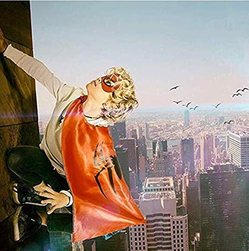 6Pc Superhero Capes and Masks for Kids Cosplay Halloween Party Dress Up Costumes - Picture 6 of 9