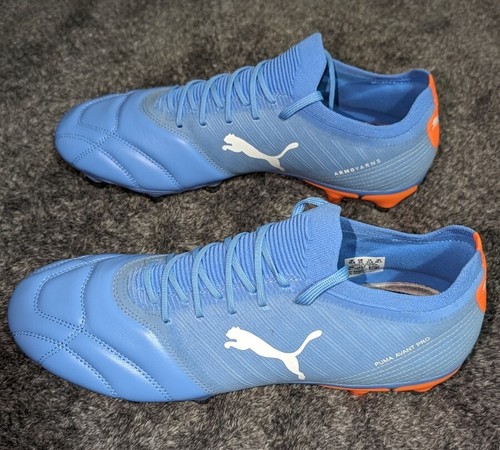 Puma Avant Pro Leder Rugby Stollen blau orange 106714-03 Größe 11,5 NEU - Bild 8 von 12
