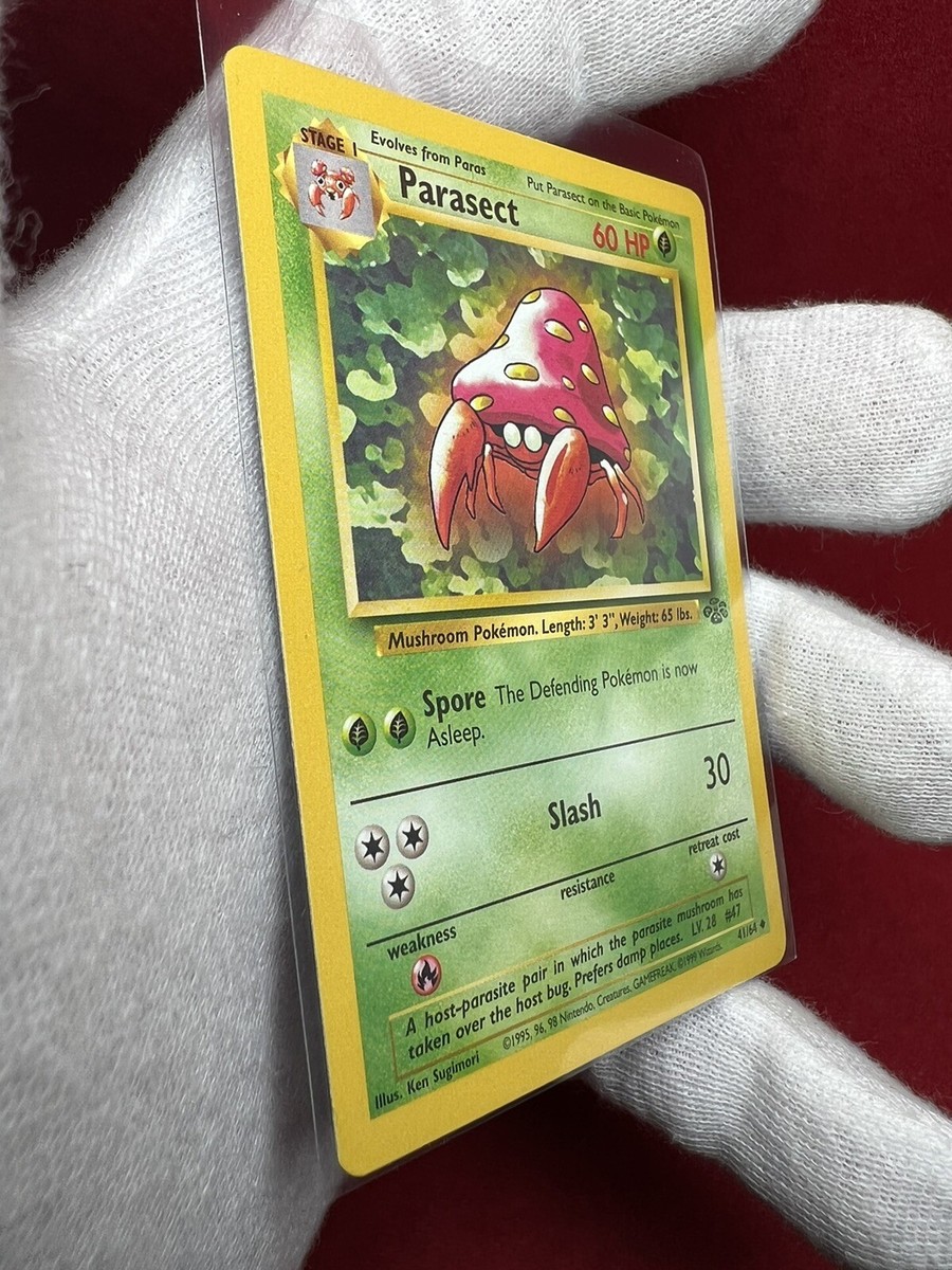 1995, 96, 98 Pokemon Card ** Parasect ** - Jungle Set 41/64 1995, 96, 98 Pokemon Card ** Parasect ** - Jungle Set 41/64