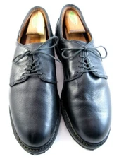 Allen Edmonds "WANDERER COMFORT" Plain Toe Blucher 11 D Black  Grain (316N)