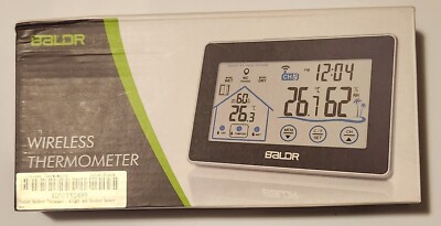 Baldr B0317ST2H2-V3 Wireless Thermometer Bright Touch Screen Display -Open Box-