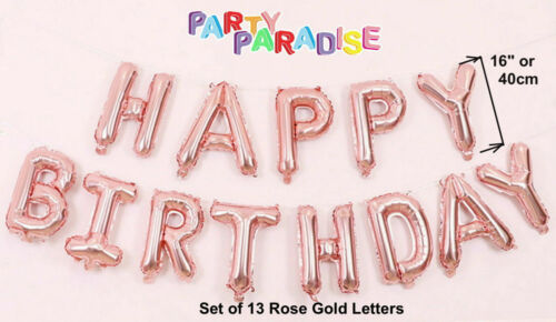 138pc Complete LASER PINK CONFETTI BALLOON Garland UNICORN HAPPY BIRTHDAY PARTY - Picture 5 of 12
