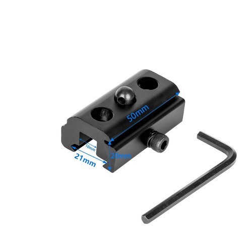 6-9" Harris Style Bipod Heavy Duty 50 Degree Swivel Tiltable Pivot with Adapter - Picture 8 of 8