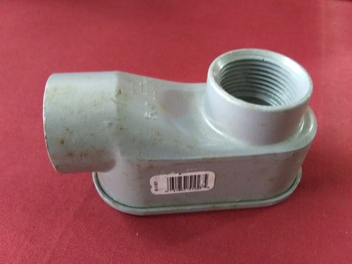 Aluminum Die Cast Gray Service Entrance Elbow 1" Sigma Electric 02-51027 - Picture 2 of 4