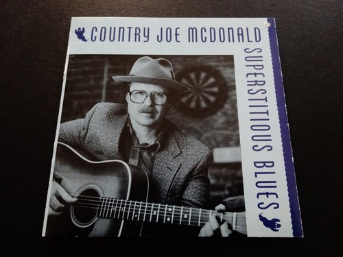 Country Joe McDonald Superstitious Blues 1991 CD Jerry Garcia Grateful Dead JG - Foto 6 di 12