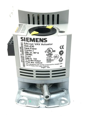 SIEMENS 550-430 BACNET VAV BOX ACTUATOR / DDC CONTROLLER - Picture 2 of 9