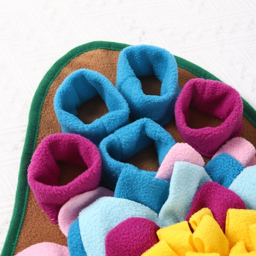 Pet Snuffle Mat Dog Sniffing Treat Foraging Puzzle Feeder Toy Nose Training Pad - Picture 3 of 10