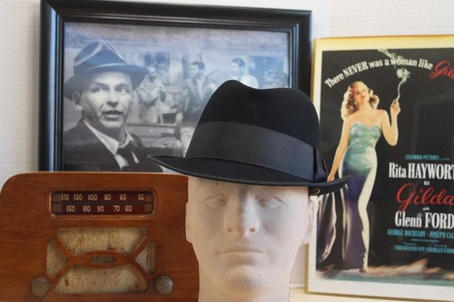 Black Fedora Hat Size 7 1/4 Vintage Byrd by Stetson ? Please Read Description