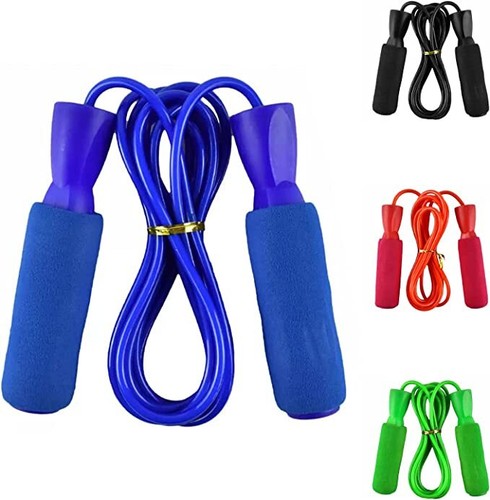 Skipping Rope Adult, Foam Grip Adjustable Jump Rope, speed rope, exercise rope - Picture 3 of 13