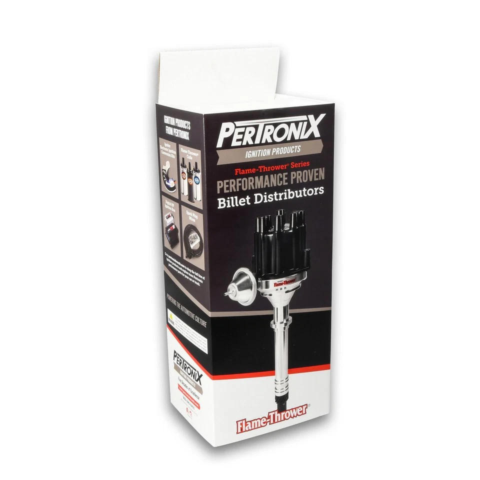 Pertronix D104600 Dist Cast Fits Chevy SB/BB blk cap - Image 4 of 4