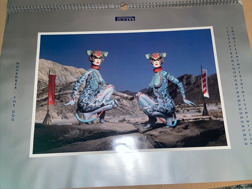 BOXED PIRELLI CALENDAR 1992 MOTORSPORT COLLECTIBLE ORIGINAL PACKAGING - Picture 11 of 12